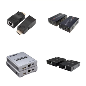 イーサネットCAT5e/CAT6HDMIエクステンダー60mを介したHDMItoRJ45LANネットワークエクステンダーコンバーター - Product Image 1