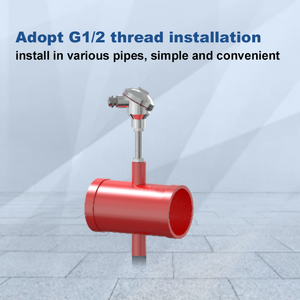 Sensor de transmisor de temperatura y humedad tipo tubería RS485 ModBus para sistema HVAC - Product Image 4
