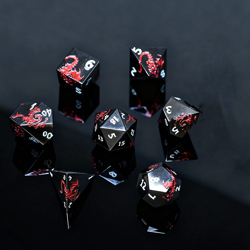 Red dragon patter-Black