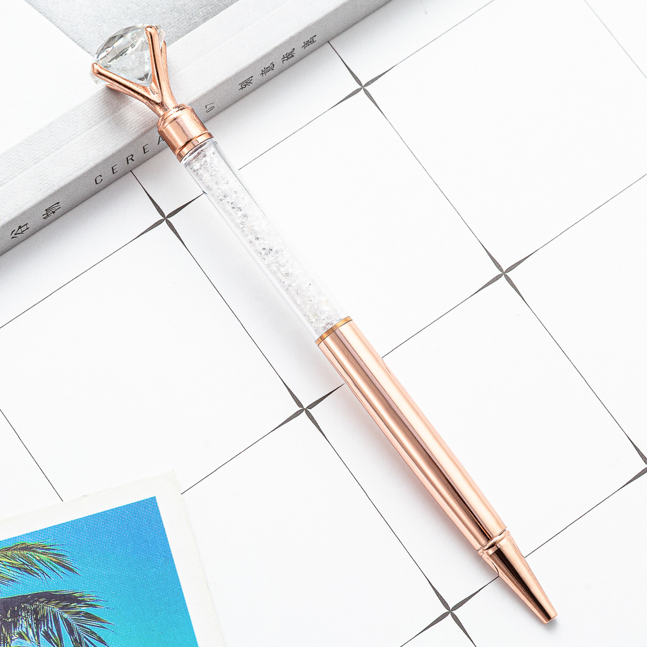 Rose Gold (White Diamond)