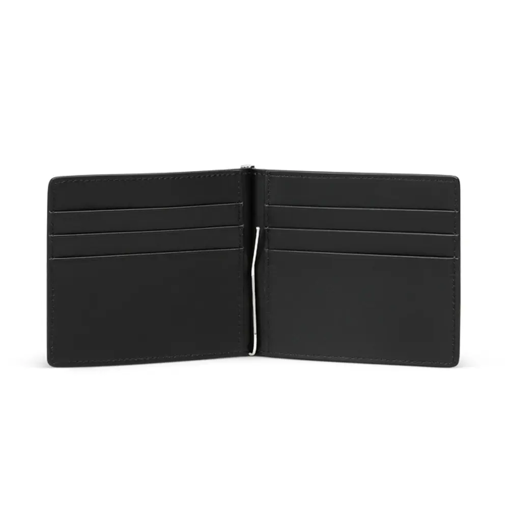 Wholesale Top Grades Alta qualidade Slim Men RFID Bifold Pure Leather Card Holder Money Clip Wallet For Men
