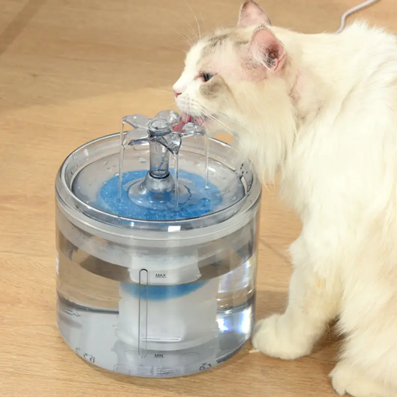 Dispensador de agua inteligente de temperatura constante para mascotas, circulación automática, filtración silenciosa, fuente de agua para gatos, tazón para perros