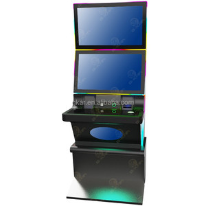 Eğlence jetonlu oyunlar yeni tasarım 27 "çift ekran PC kurulu beceri oyun makinesi iki düğme paneli kabine - Product Image 2