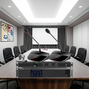 Máy tính để bàn không dây hội nghị Micro màn hình cảm ứng đơn vị hội nghị với Micro sạc không dây - Product Image 5