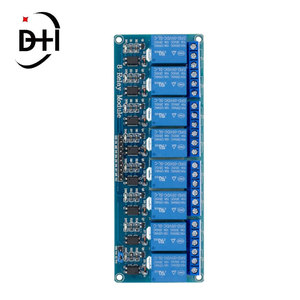 Módulo de relé de 8 canales, 5v, con salida de relé optoacoplador, 8 vías para arduin, 1 unidad