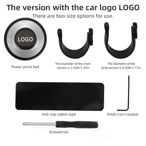 Universeel Auto-Stuuraccessoire In Sportstijl 360 Graden Rotatie Met Draagkracht Handvat-Vormige Balknop-Boosterspinner - Product Image 6