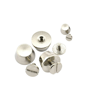 Tùy Chỉnh Phẳng Stud Rắn Brass Vít Trở Lại Spike Kim Loại Cone Đinh Tán Đinh Tán Da Thủ Công DIY Bạc Vít - Product Image 1