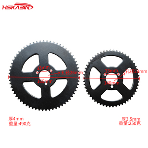 T8F-64-tooth /54-diş dişli zincir disk dişli disk küçük kros motosiklet spor için araba aksesuarları motosiklet - Product Image 6
