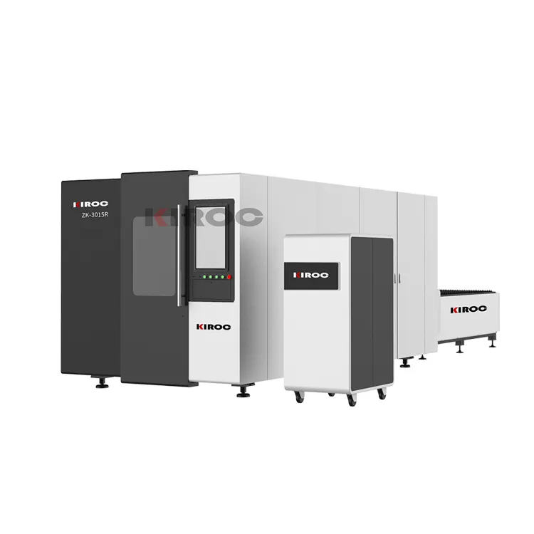 KIROC fabbrica fornitura diretta 6000W macchine taglio Laser fibra per acciaio inox