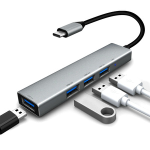 Doonjiey High Speed 4 Port USB 3.0 4 in 1 USB C HUB Type C HUB Multi USB 3.1 Adapter for Laptop <strong>Computer</strong> - Product Image 2