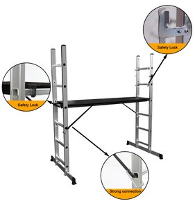 <span class=keywords><strong>Mini</strong></span> plataforma portátil do andaime para o projeto DIY e pintura interior Fold Flat Andaime