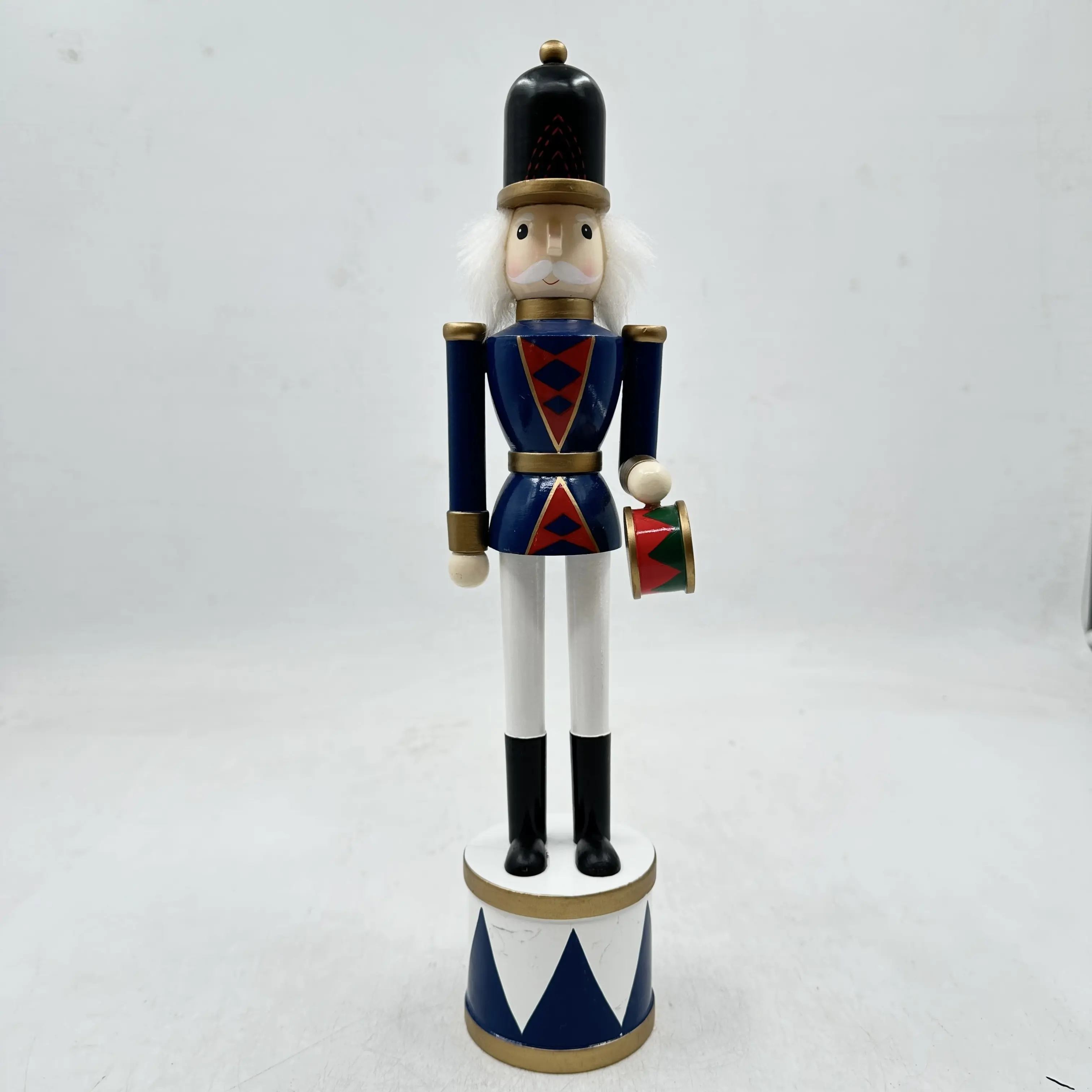 Home Decoration Wooden Soldier Walnut Nutcracker King Toy Soldiers People Nutcracker For Christmas Decoration