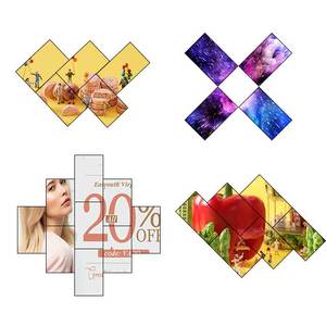 Asianda หน้าจอ LCD 49นิ้ว55นิ้ว,หน้าจอ LCD ผิดปกติในร่มเครื่องเล่นโฆษณา4X4 2X2จอ LCD แบบบางเฉียบประกบ ScreenDisplay - Product Image 2