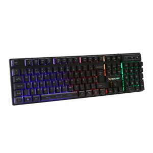 Teclado para juegos con cable Bosston 2025 con juegos de luz arcoíris brillante para oficina en casa - Product Image 3