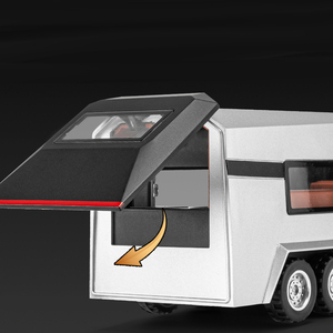 TSL 1:32 Alloy Car <strong>Model</strong> Simulation Sound Light Pull Back Camping Decorate Cybertruck Toy Trucks Kids Gifts Diecast Vehicle Boy - Product Image 6