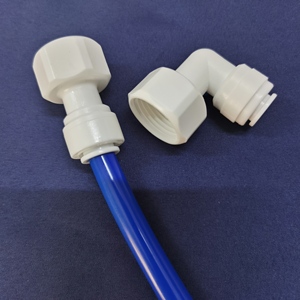 RO Water System Fitting 1/<strong>4</strong>&quot; 3/8&quot; 5/16&quot; <strong>OD</strong> Hose <strong>Tube</strong> 1/<strong>4</strong>&quot; 1/2&quot; 3/<strong>4</strong>&quot; 1/8&quot; Female Thread Plastic Pipe Quick Connector - Product Image 3