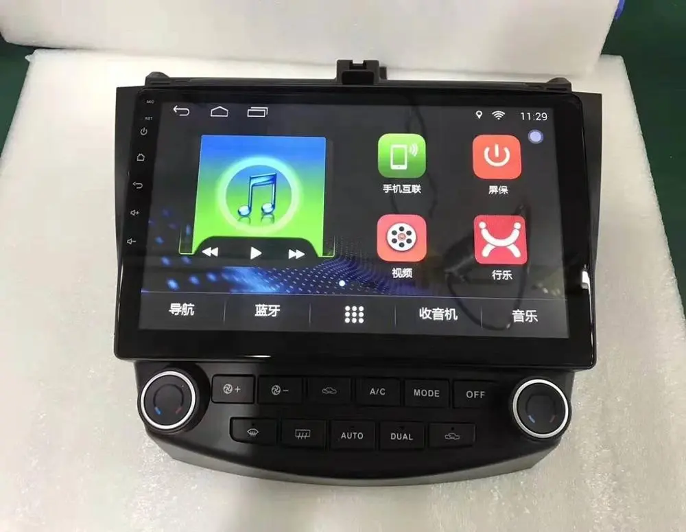 Xinyoo som automotivo com tela touch, usb, wifi, para honda accord 7a, android, navegação, rádio, reprodutor mp5, dvd, gps