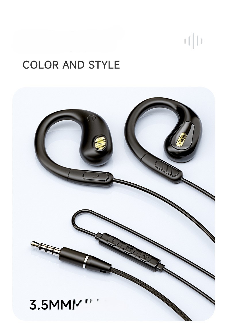 Negro con conector de 3,5 mm