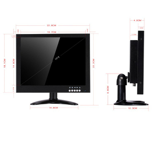 10インチ小型16:10コンピューターモニタースクリーンCCTVモニター液晶ポータブルモニター - Product Image 3