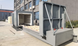 High Temperature 1400c Car Bottom Loading <strong>Furnace</strong> Bogie <strong>Hearth</strong> <strong>Furnace</strong> for Sintering Ceramics