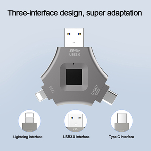 Muestra gratis NEEXXT NK830PRO 3 en 1 Seguridad Cifrado Huella digital Multifunción Unidad flash USB de alta velocidad 64GB 128GB 256GB 512GB - Product Image 3