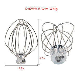 KSM150 K5ADH K5AWW K45DH Dough Hook K45WW Dây Whip, K45B Tráng Phẳng Beater Mixer Thay Thế Phụ Tùng Cho Kenmore - Product Image 4