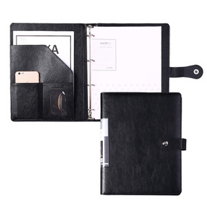 Bán buôn padfolios da A4 tài liệu thư mục clipboard biểu tượng tùy chỉnh cuốn sách bìa cho Bảo Trì Xe đăng nhập cuốn sách danh mục đầu tư thư mục - Product Image 1