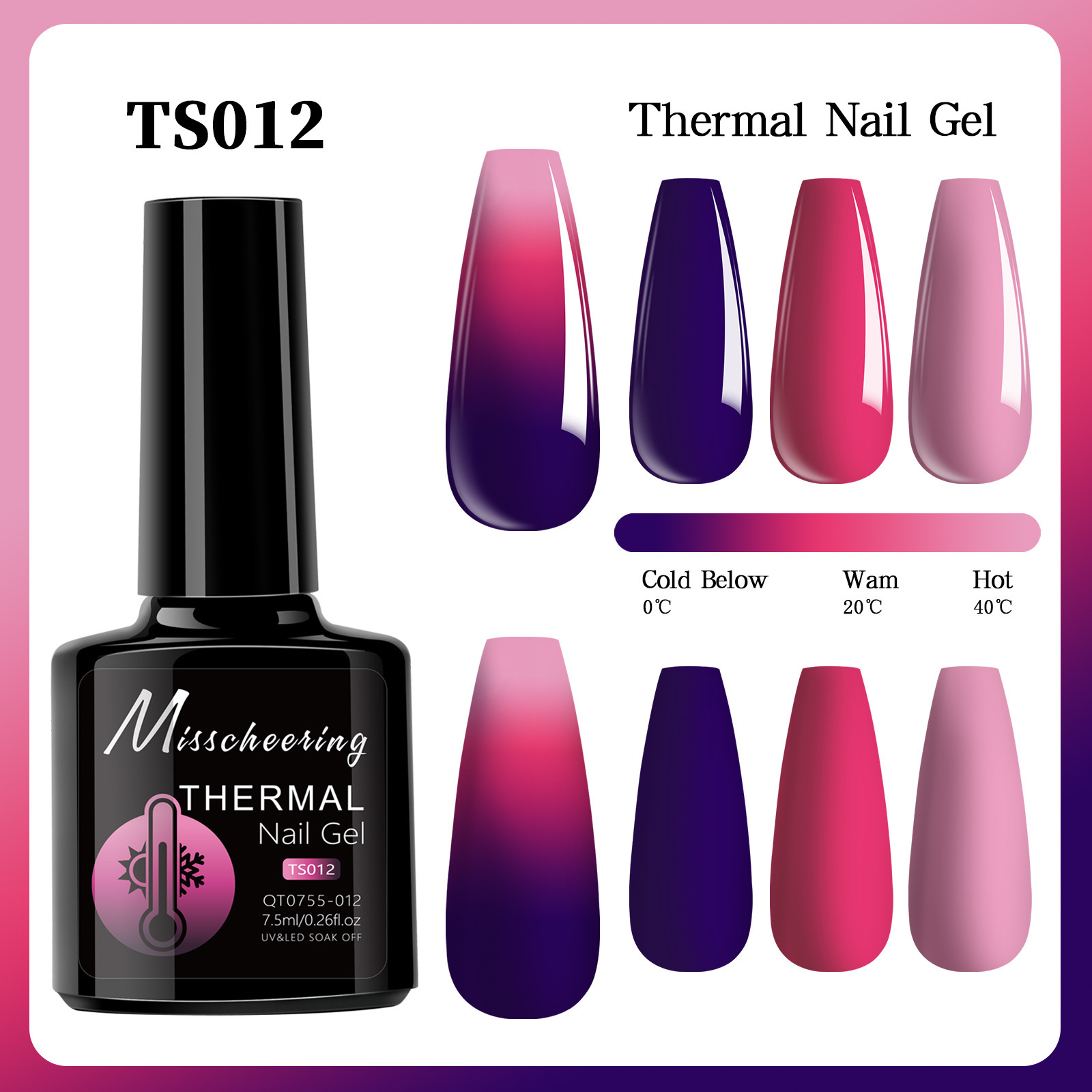 Thermosensitive adhesive ts012