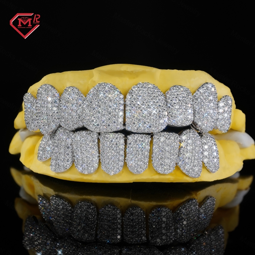 8 diamants de laboratoire de qualité supérieure, taille 8 top 8 bottom