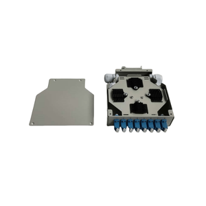 8Core SC SX 16 Core LC/DX DIN Rail Caja de terminales de metal Caja de distribución Panel de conexión de fibra óptica para red FTTH FTTX - Product Image 4