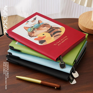 HK Thick Original <strong>Color</strong> Illustration <strong>Notebook</strong> Book A5 Horizontal Line High Value Student Classroom <strong>Notes</strong> - Product Image 5
