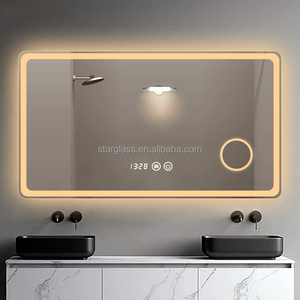 Espejo de baño LED inteligente de diseño de fábrica de Venta caliente Rectangular antivaho con luz - Product Image 4