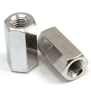 Hexagonal long nut Nickel Plated <strong>M3</strong> M4 M5 M6 M8 M10 M12 M14 M16 M20 Hex Stainless Steel <strong>Coupling</strong> Nuts - Product Image 6