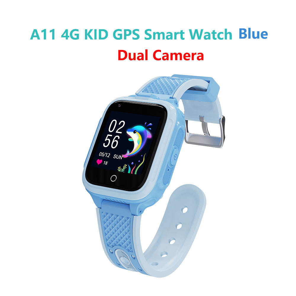 A11-4g-gps-KID-SMART-WATCH สีน้ำเงิน