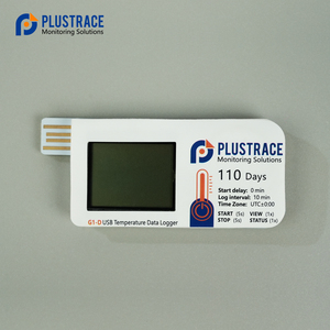 Registrador de datos de temperatura digital desechable portátil PLUSTRACE, soporte personalizado OEM y ODM - Product Image 1