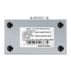 DTECH Converter <strong>HDMI</strong> <strong>to</strong> VGA High-Definition 3.5mm Interface in Audio &amp; Video Signal <strong>HDMI</strong> <strong>to</strong> VGA HD Converter