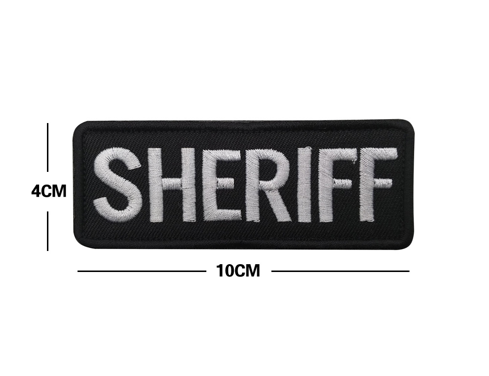 V00925-1 (embroidery black and white 10*4cm trumpet)