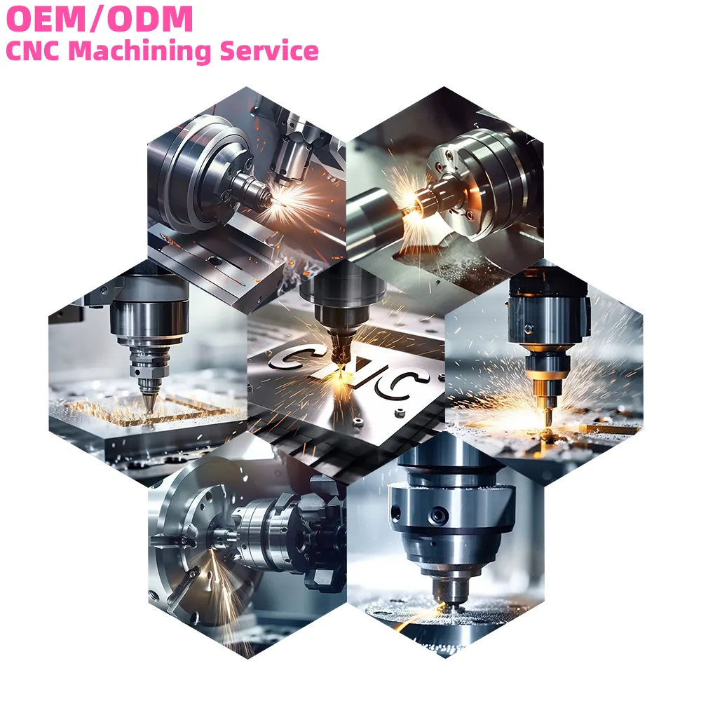 OEM ODM 5 Axis CNC Fresado Torneado Servicio de mecanizado Personalizado Aluminio Acero Latón Auto Precisión CNC Piezas