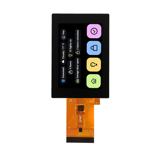 3.5インチIPSSPI MCU TFTLCDモジュール、300-400mcdドライバーIC ST7796U 320x480 30PINコーヒーマシン用静電容量式タッチスクリーン - Product Image 1