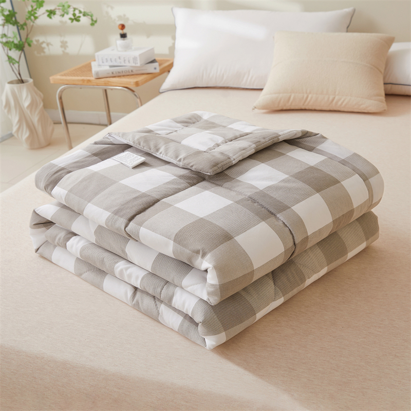 Plaid gris café