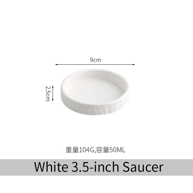 Platillo blanco de 3,5 pulgadas