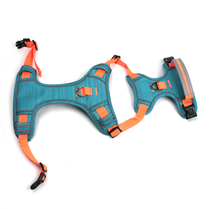 Ajustável Nylon Esporte Moda Pet <span class=keywords><strong>Harness</strong></span> Vest para Small Medium <span class=keywords><strong>Large</strong></span> Dogs Reflexivo Peito Chumbo Acolchoado Macio para Caminhadas ao ar livre - Product Image 6