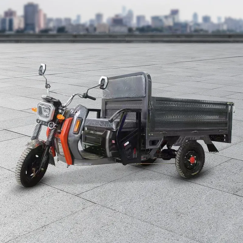Werksverkauf 3-rad-elektro-lasten-dreirad mit vollständig geschlossener kabine zum transport von fracht