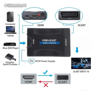 <strong>HDMI</strong> <strong>Input</strong> Scart <strong>Output</strong> Converter <strong>HDMI</strong> to Scart Adapter Adapter HD 1080P.