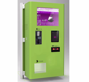 Quiosco de pago con autocomprobación con pantalla táctil, dispensador de tarjetas, quiosco de estacionamiento con lector de tarjetas, escáner de código QR - Product Image 1