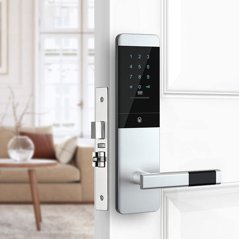 Tediton High Safety Automatic Ttlock APP Smart Electric hotel apartment Wifi rfid Digital Door Lock