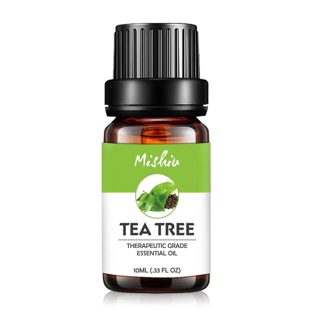 Vente en gros MISHIU 10ml d'huile essentielle unilatérale huile de massage pour acné visage contrôle de l'huile essentielle d'arbre à thé pure