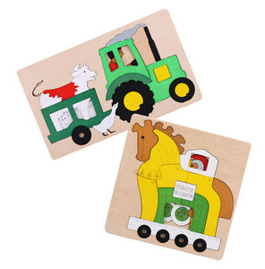 Multi buntes 3D-Puzzle Diy Puzzlespiel für Kinder und Erwachsene
