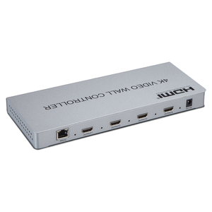 Controlador de pared de video de entrada 2x2 HDMI/DVI con 1 salida HDMI Diseño de metal Plug-and-Play Soporte de protocolo RS232