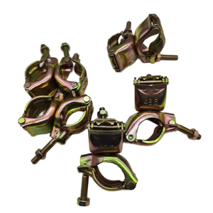 Q235 Steel Scaffolding Clamp Double Coupler Swivel Clamp <strong>Fixed</strong> Press <strong>Scaffold</strong> Parts with Steel Pipe Clip - Product Image 1